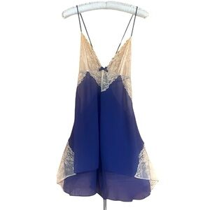 Vintage Victoria’s Secret Purple Nightgown Lingerie Lace Nightie Baby Doll